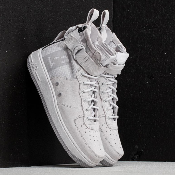 nike sf af1 mid suede vast grey